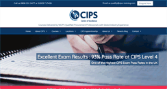 Desktop Screenshot of cips-training.com